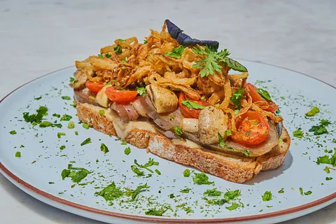 Toast de berenjena