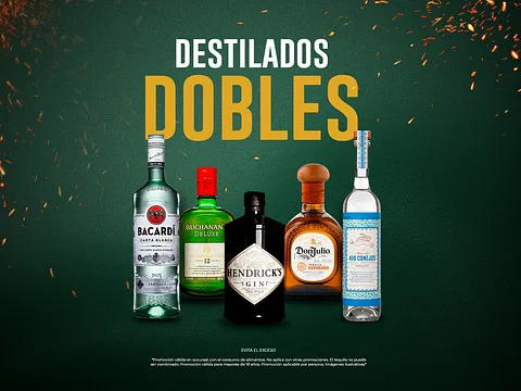 Destilados dobles todos los días