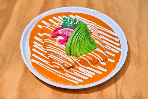 Entomatadas vegetarianas