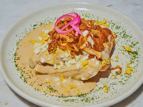  Croissant sándwich de jamón de pavo