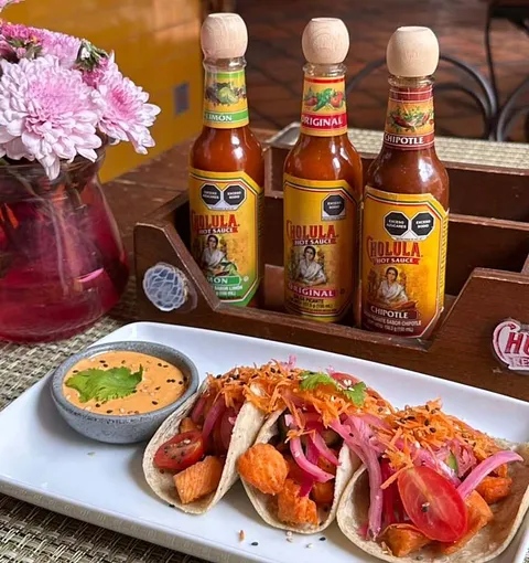 Taco de Chicharron de Pulpo