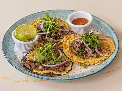 Tacos de rib eye