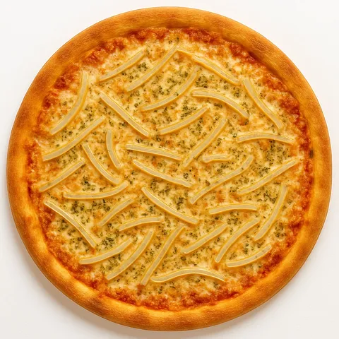 PIZZA FUGAZZA CON JAMON Y QUESO