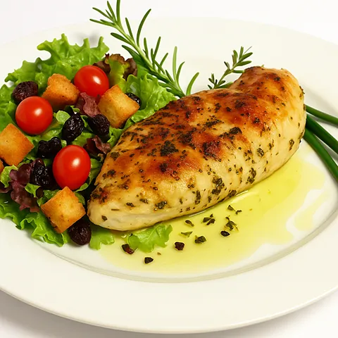 PECHUGA DE POLLO A LAS FINAS HIERBAS CON LIMON EUREKA