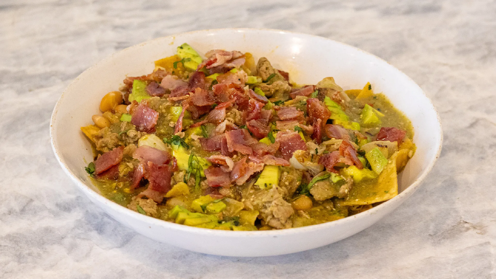 Chilaquiles en su jugo