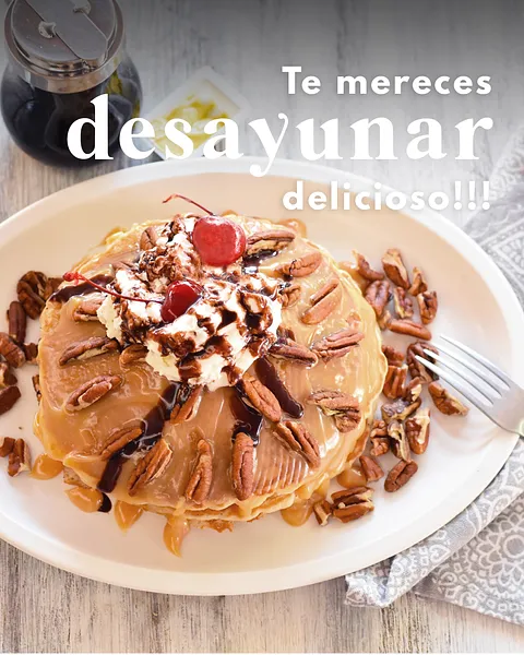 Cajeta, Nuez y Chantilly