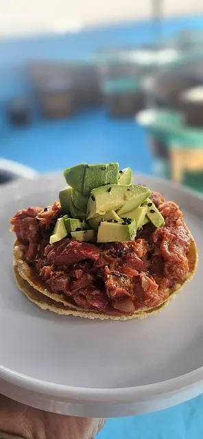 Tostada de marlin 