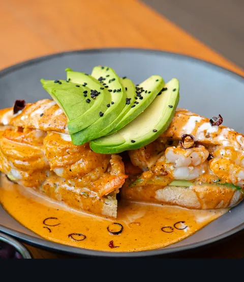 Torta ahogada de camarón 