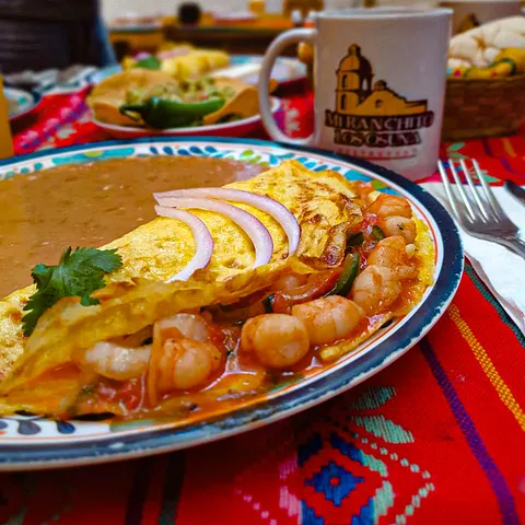 Omelette de camarón