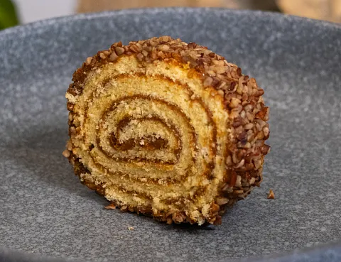 Rollo de dulce de leche