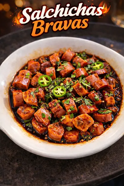 Salchichas bravas 