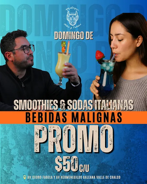 Smoothies y sodas italianas