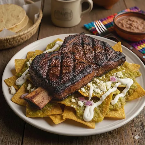 Chilaquiles Costilla de res