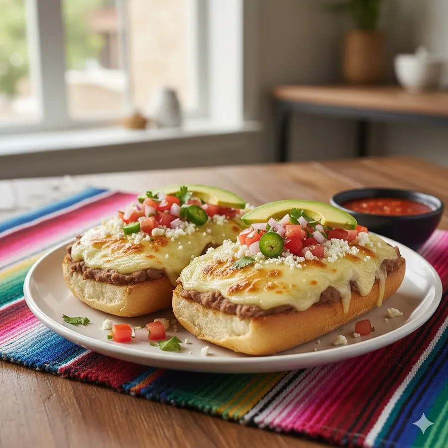 Molletes sencillos