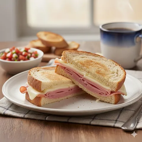 Sandwich Jamón c/queso