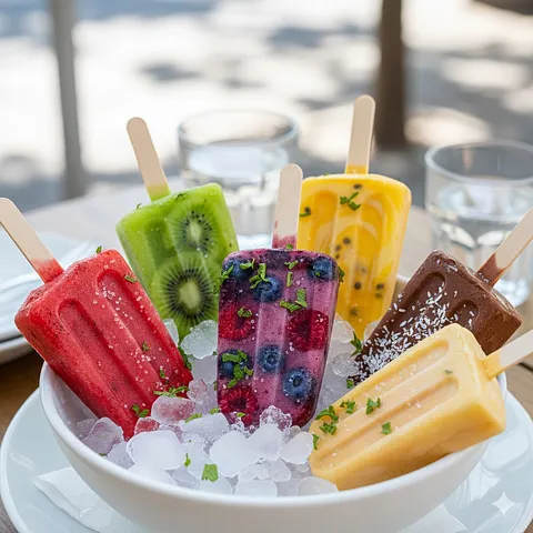 Paleta helada sabores