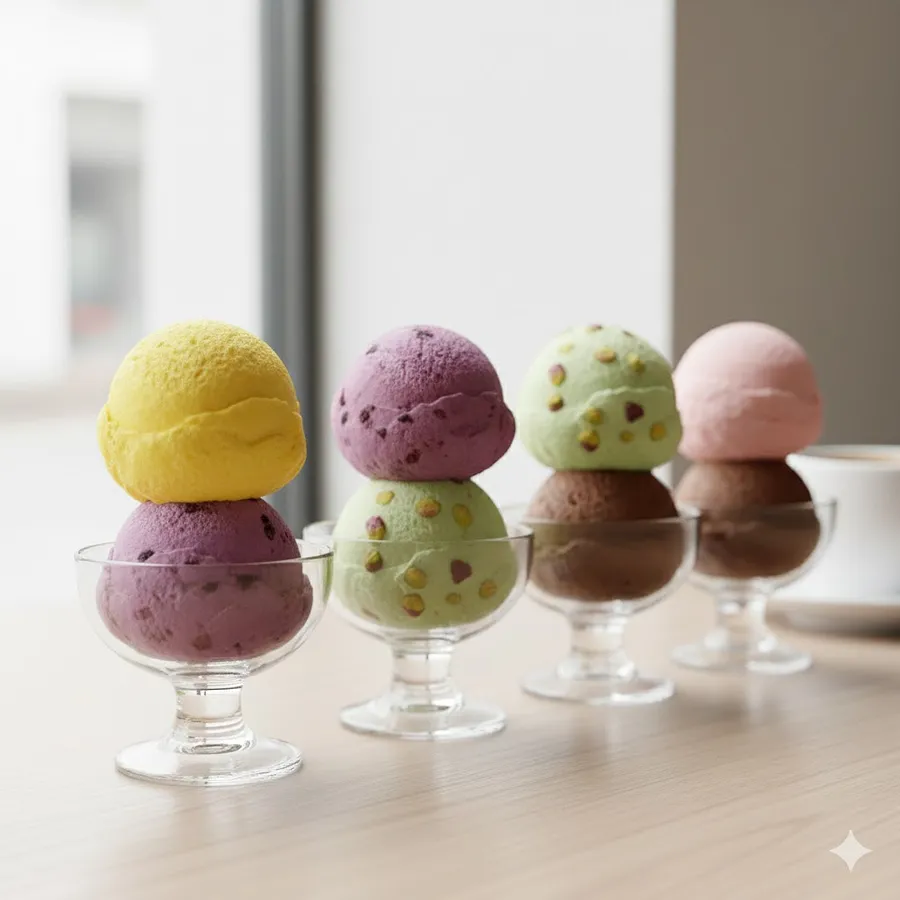 Nieve sabores doble