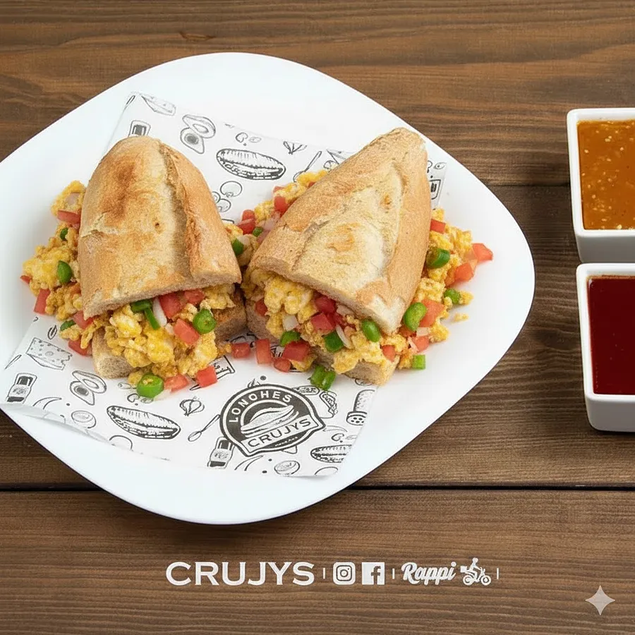 CRUJY HUEVO A LA MEXICANA