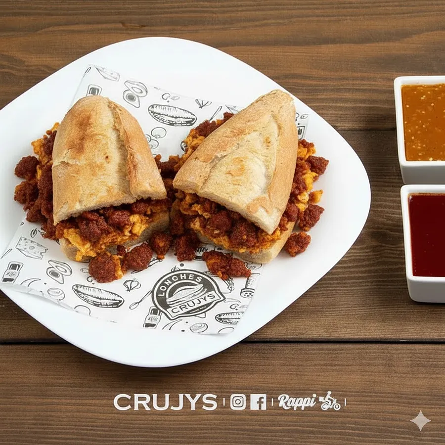 CRUJY HUEVO CON CHORIZO