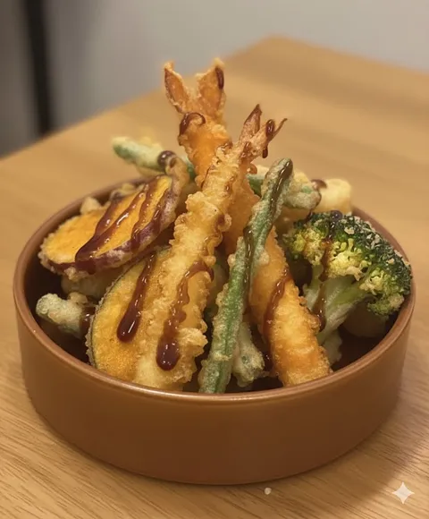 Vegetales tempura