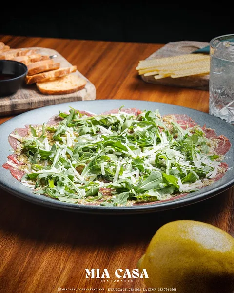 Carpaccio de salmón (90 grs.)