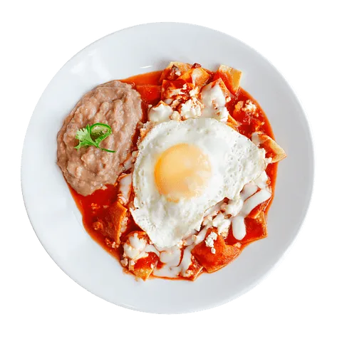 Chilaquiles con huevo