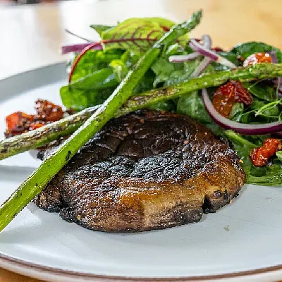 Portobello asado