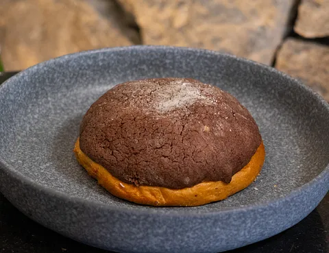 Concha de chocolate