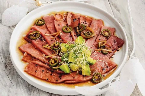 CARPACCIO DE ATÚN ESTILO ORIENTAL