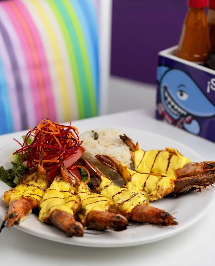 Camarones zarandeados