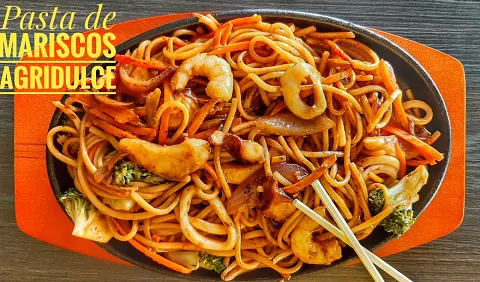 Pasta de Mariscos Agridulce