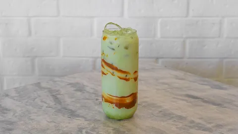 Matcha caramel