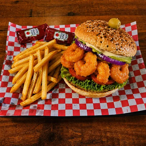 Hamburguesa de camarón