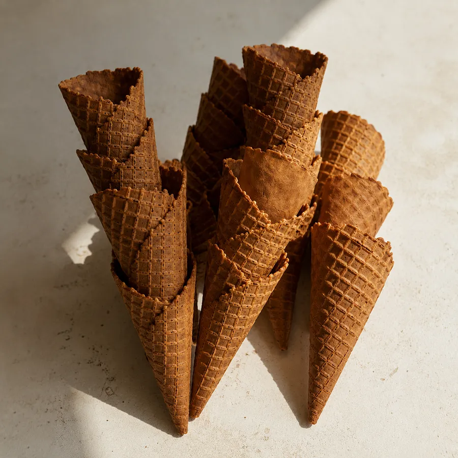 1 docena de Conos Waffle artesanales