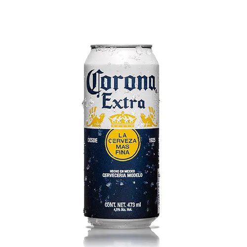 Cerveza Corona Extra Latón 473 ml