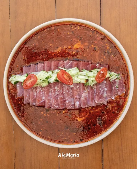 Tiradito macha A la María 