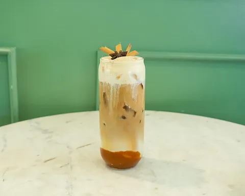 Pumpkin Spice Foam Latte