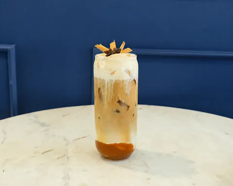 Pumpkin Spice Foam Latte