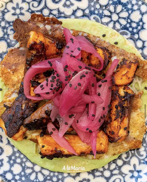 Tostada de pulpo
